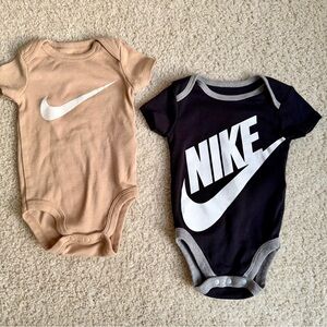 Nike 0-6 Month onesies